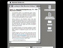 Tablet Screenshot of macintoshgarden.com